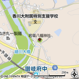 若草八幡神社周辺の地図