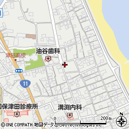 香川県さぬき市津田町津田1115周辺の地図