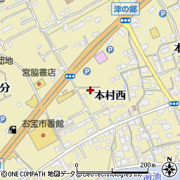 香川県綾歌郡宇多津町本村西1600周辺の地図