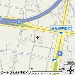 香川県高松市中間町451-13周辺の地図