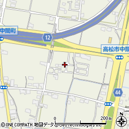 香川県高松市中間町448周辺の地図