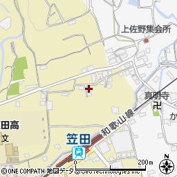 和歌山県伊都郡かつらぎ町笠田東968周辺の地図