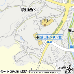 東京靴流通センター　呉焼山店周辺の地図