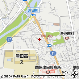 香川県さぬき市津田町津田1460周辺の地図