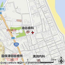 香川県さぬき市津田町津田1441-1周辺の地図