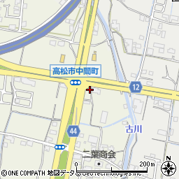香川県高松市中間町470周辺の地図