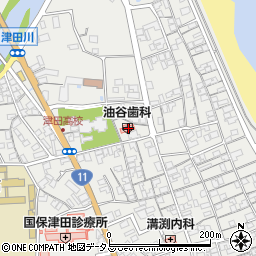 香川県さぬき市津田町津田1450周辺の地図