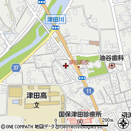 香川県さぬき市津田町津田1460-1周辺の地図