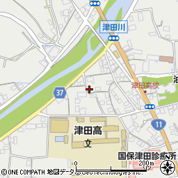 香川県さぬき市津田町津田1572-2周辺の地図