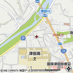 香川県さぬき市津田町津田1572-3周辺の地図