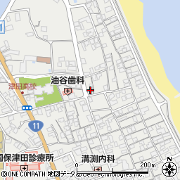 香川県さぬき市津田町津田1440-1周辺の地図
