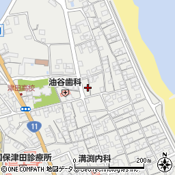 香川県さぬき市津田町津田1443-3周辺の地図