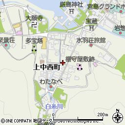 広島県廿日市市宮島町244周辺の地図