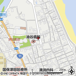 香川県さぬき市津田町津田1443周辺の地図