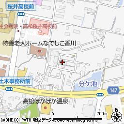 香川県高松市多肥上町1398周辺の地図