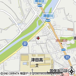 香川県さぬき市津田町津田1572-1周辺の地図