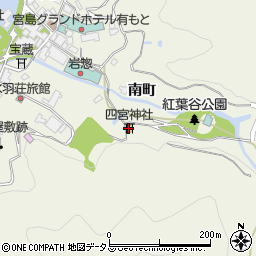 四宮神社周辺の地図