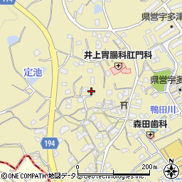 香川県綾歌郡宇多津町鍋谷周辺の地図