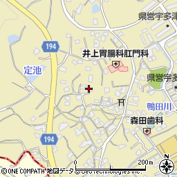 香川県宇多津町（綾歌郡）鍋谷周辺の地図