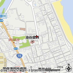 香川県さぬき市津田町津田1444-3周辺の地図