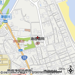 香川県さぬき市津田町津田1444-6周辺の地図