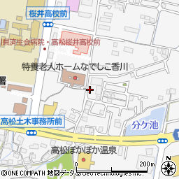 香川県高松市多肥上町1412周辺の地図
