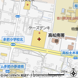 香川県高松市多肥上町1210周辺の地図