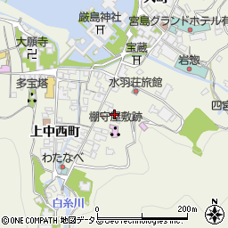 広島県廿日市市宮島町256周辺の地図
