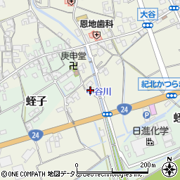 和歌山県伊都郡かつらぎ町大谷1162周辺の地図