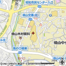 芸美カラー株式会社　焼山店周辺の地図