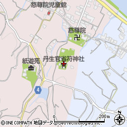 丹生官省符神社周辺の地図