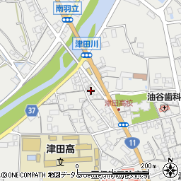 香川県さぬき市津田町津田1473周辺の地図
