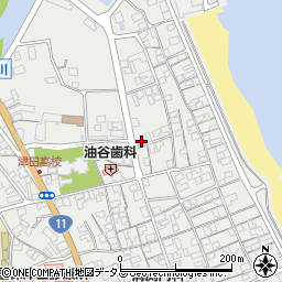香川県さぬき市津田町津田1444-4周辺の地図