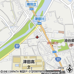 香川県さぬき市津田町津田1570-1周辺の地図
