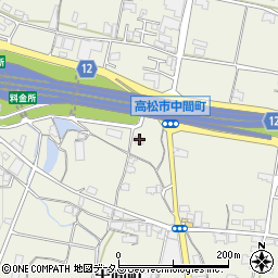 香川県高松市中間町660周辺の地図