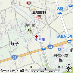 和歌山県伊都郡かつらぎ町大谷1161周辺の地図