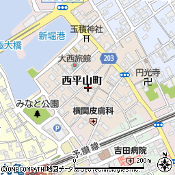 香川県丸亀市西平山町177周辺の地図