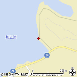 長崎県対馬市美津島町加志82周辺の地図