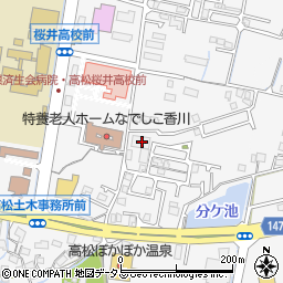 香川県高松市多肥上町1411周辺の地図