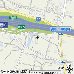 香川県高松市中間町848周辺の地図