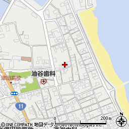 香川県さぬき市津田町津田1437-1周辺の地図
