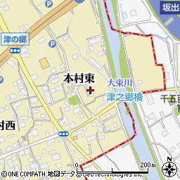 香川県綾歌郡宇多津町本村東1729-6周辺の地図