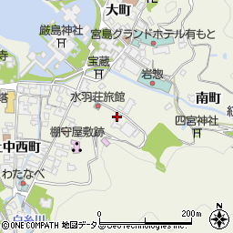 広島県廿日市市宮島町中江町325-5周辺の地図