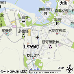 広島県廿日市市宮島町124周辺の地図