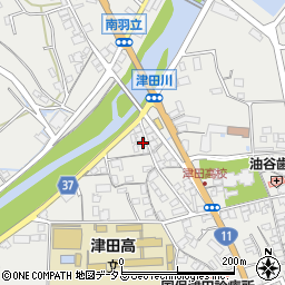香川県さぬき市津田町津田1570-3周辺の地図