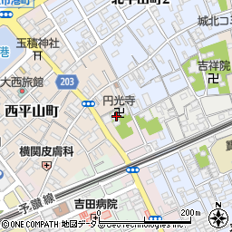 香川県丸亀市西平山町2周辺の地図