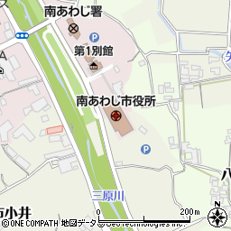 兵庫県南あわじ市周辺の地図