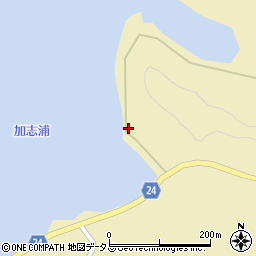 長崎県対馬市美津島町加志84周辺の地図