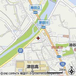 香川県さぬき市津田町津田1570-2周辺の地図