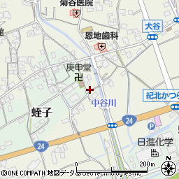 和歌山県伊都郡かつらぎ町大谷1158周辺の地図